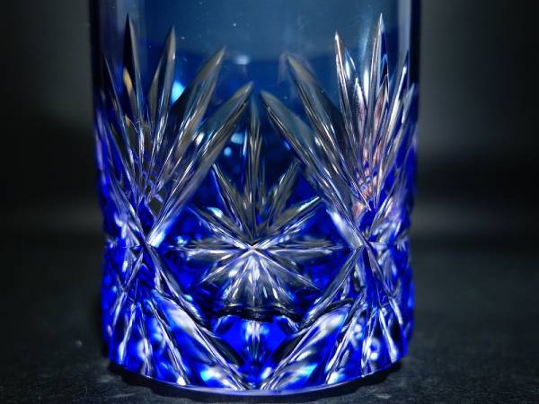 最高級カット HOYA ホヤクリスタル ロックグラス（切子、江戸切子