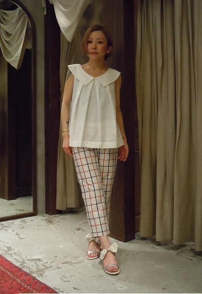 balconyandbed☆バルコニーアンドベッド☆タックブラウス