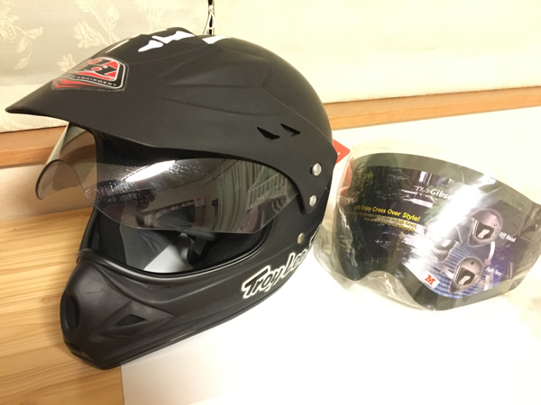 ヤマハ オフロード YX-3 ヘルメット スモークシールド