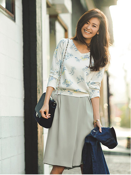 【今季新品】ジャスグリッティー◇アシメタックガウチョパンツ