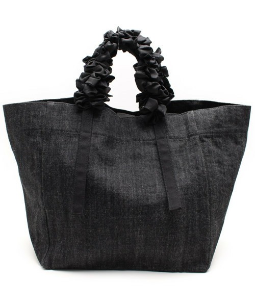 LUDLOW グレープハンドル バッグ デニム