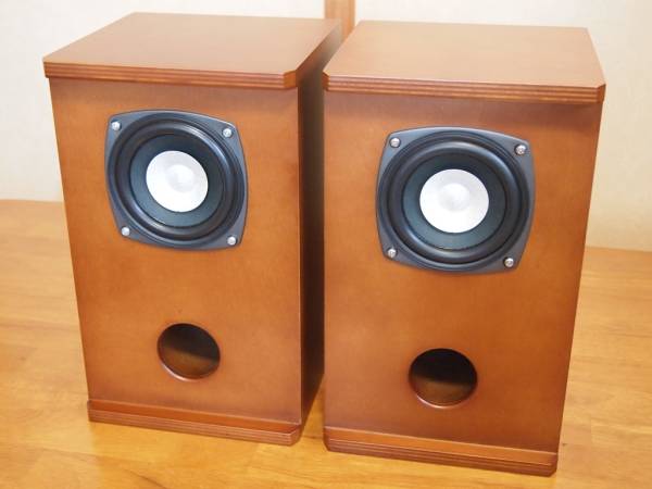 FK10P FOSTEX 自作スピーカー ペア 15mm厚シナベニヤ バスレフ