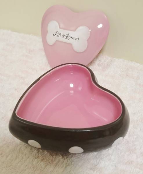 Fifi&Romeo ハート陶器　ボーン　ドット　レア　フィフィロメオ