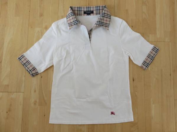 ★★美品！バーバリーロンドン　ポロシャツ　白色　２★★