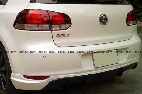 VWゴルフ6 リアアンダースポイラー ディフューザー エアロ