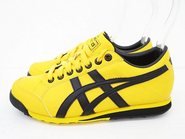 美品☆アシックス asics ゴルフシューズ 黄×黒 22.5 al1606a