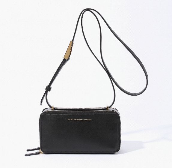 WANT LES ESSENTIELS Demiranda ショルダーバッグ黒￥102600 【公式通販】