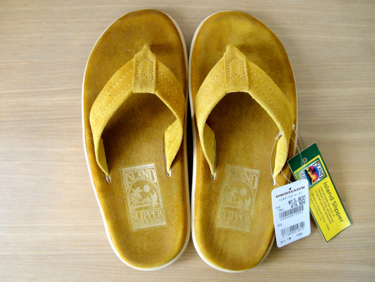 Island Slipper アイランドスリッパ PT203 黄US5/未使用保管新品