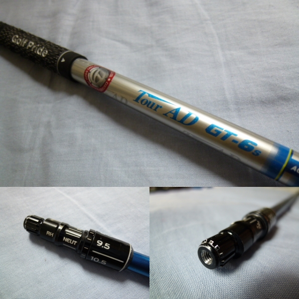 テーラーメイド/ツアーAD/GT-6/S/TourAD/スリーブ付/1120mm/1W用 中古
