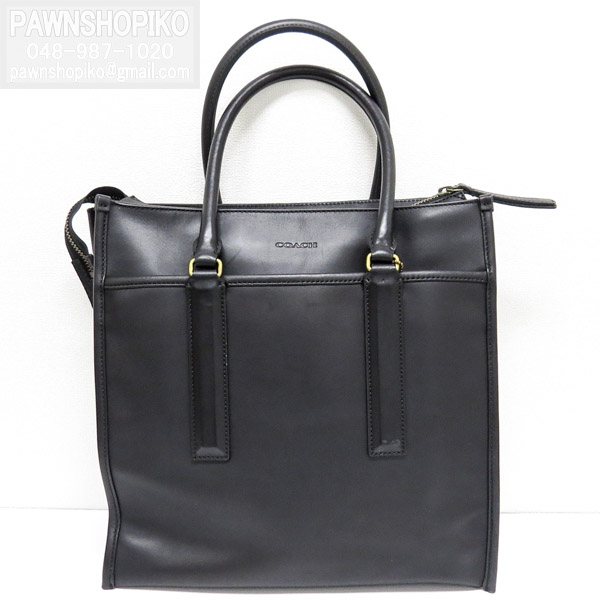 質イコー 中古 コーチ レガシー レザー トートバッグ 70725 黒