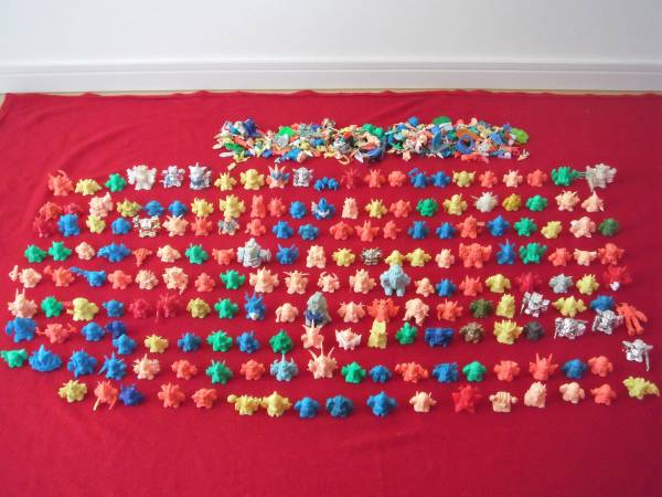 当時モノSDガンダム消しゴム大量未切りレア色フィギュア美品武器