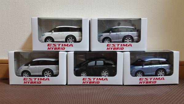 ■新品■トヨタ エスティマハイブリッドプルバックカーセット