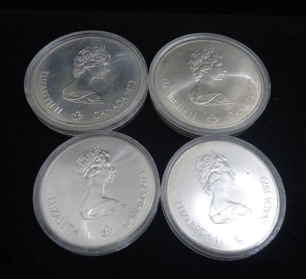 Y450◆モントリオールオリンピック/記念銀貨/4枚セット