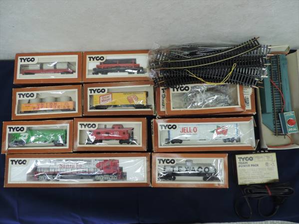 1円～TYCO HOゲージ 電車 レール など まとめてセット