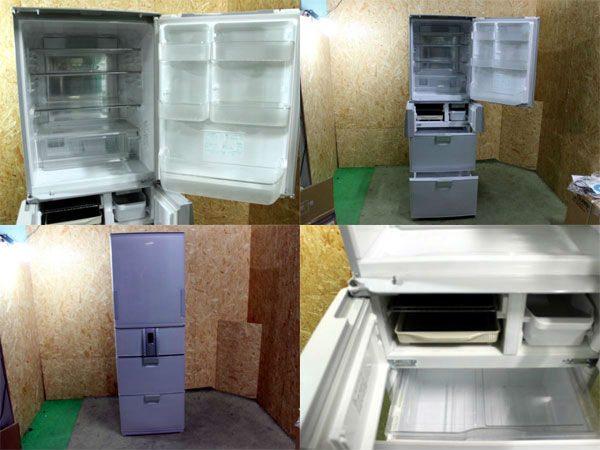 中古 冷蔵庫 SHARP SJ-HL42P 5ドア 左右開 415L 越谷発[r+]87250