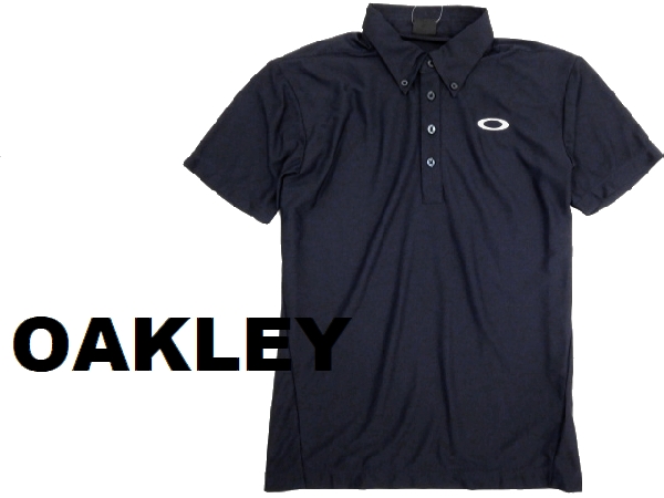 新品 OAKLEY オークリー ストレッチポロシャツ XL 黒 c9871