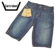 新品3万 ケアレーベル デニム ショート パンツ 32 カモフラ