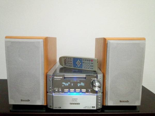 即決Panasonic高級5CD・DVD・MDコンポ SC-PM900DVD美品!! 即決