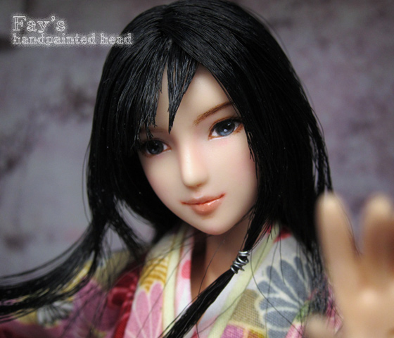 1/6 カスタムドールヘッド 【心】オビツ 27-01 / Fay