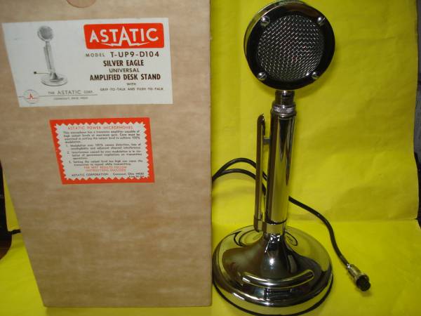 アスタテック☆シルバーイーグルT-UP9-D104スタンドマイク○中古