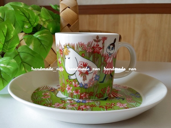 2016*アラビア ムーミン サマーマグ＆プレート 限定 ２点セット