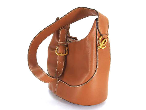 ロエベ LOEWE レザー ショルダーバッグ レディース 保存袋付き LOEWE