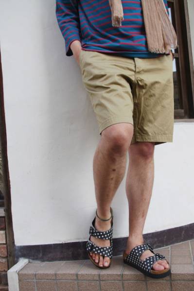 中古☆ササフラスSprayer Stream Pants 1/2チノショートパンツL