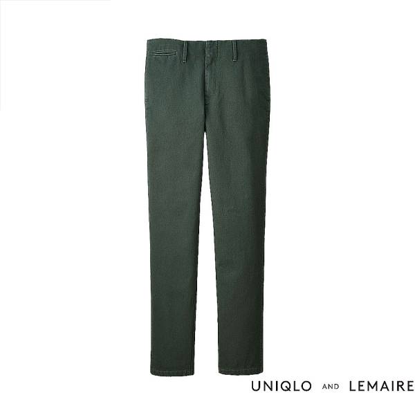 ほぼ新品即決 ユニクロ ルメール チノパンツ 緑 ウエスト76