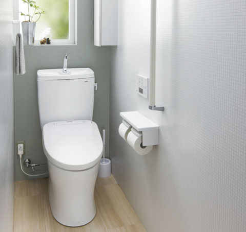 取付工事可能 TOTO新ピュアレストQRリモデルタイプ便器 手洗あり