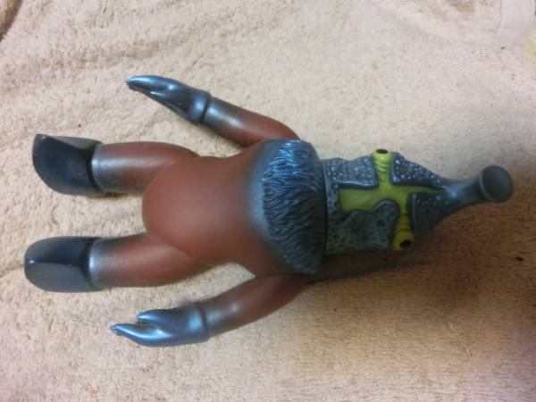 ソフビ　ケムール人　ビニパラベビー　マーミット　茶色