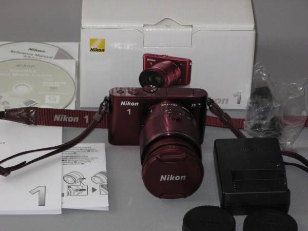 Nikon 1 J3 高倍率ズームレンズKit(RED)