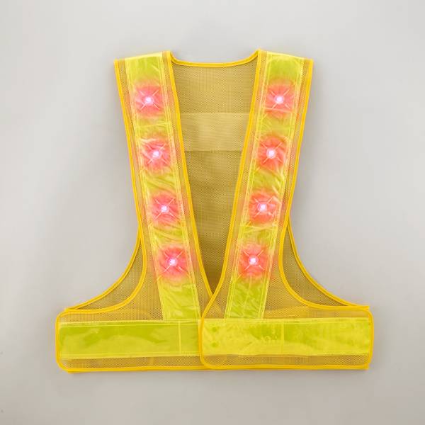 １着からOK 　新品 　70型 LED安全チョッキ 　LED反射ベスト 防犯　交通整理　工事現場　全３色　_1