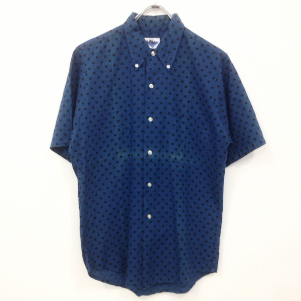 Mr.Walker 60s70sビンテージ ドット柄シャツ40s50s90s/S3125B7