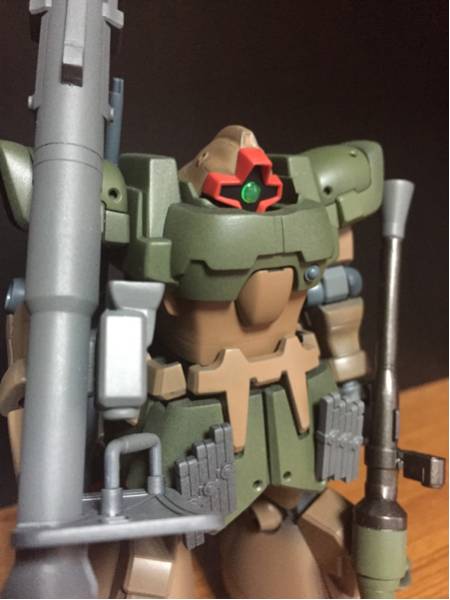 【改修・完成品】HGUC 1/144 ドムトローペン サンドブラウン