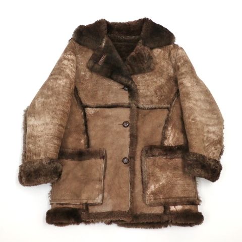 80s Schott ビンテージ ムートンコート (レディース 16)B9071