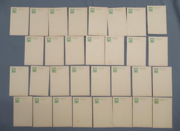 221 中国・満州ハガキ 馬車ハガキ 63枚 未使用