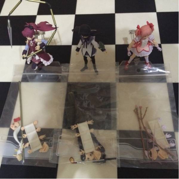 まどマギ figma 5体セット 美品 Yahoo!オークション - figma 魔法少女