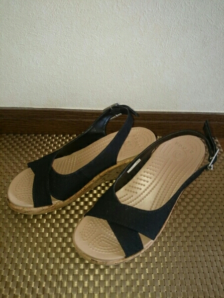 クロックスコルクサンダル(美品)