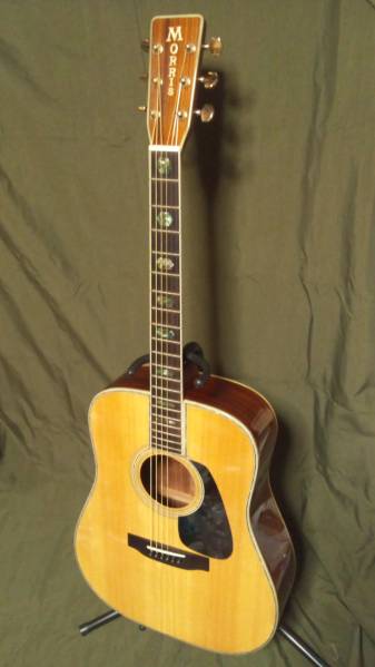 中古 アコースティックギター Morris MD-525 ハードケース付き 公式