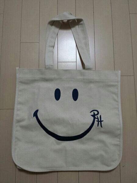 【新品未使用】Ron Herman スマイル キャンパストートバッグ