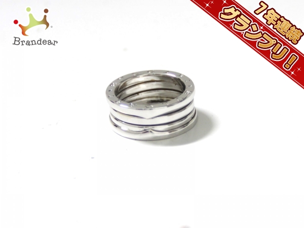 磨き済み■ブルガリ リング 54 B-zero1 K18WG BVLGARI