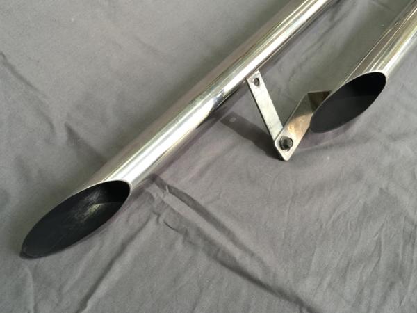 中古 ドラッグスター400 スラッシュカットマフラー 社外 4tr 物名