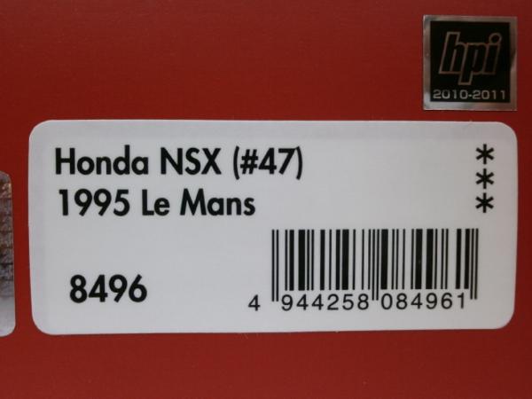 MIRAGE 1/43 ホンダ NSX #47 ル・マン 1995 (7592-366)