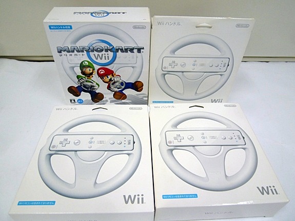 Wii　ハンドル4個　マリオカート同梱版　(訳あり)