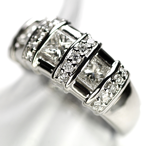 1円～Pt プリンセス ダイヤモンド リング D1.00ct　SELBY_3