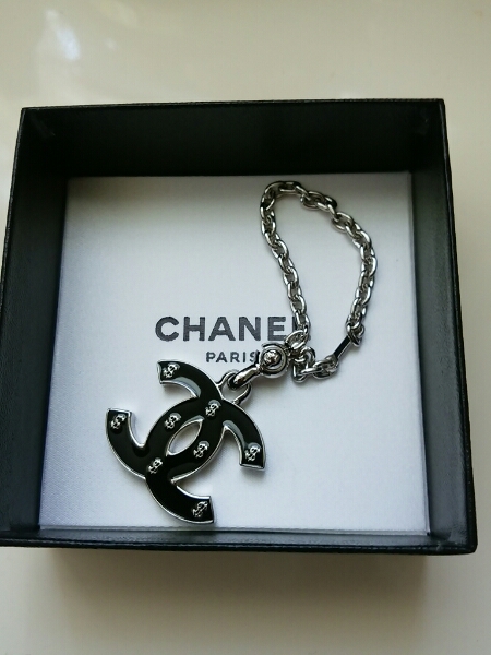 ★美品★CHANEL シャネル★ キーホルダー チャーム・ブラック
