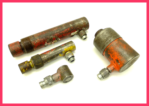 理研など　油圧シリンダー　計4点[F0817H]