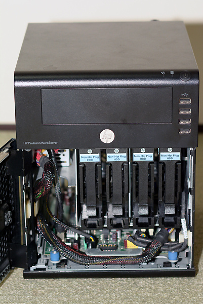 hp Microserver N36L / HDD 2TB / メモリ 4GB / 静音仕様