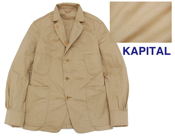極美品 定価4.5万 キャピタル KAPITAL コットンワークジャケット
