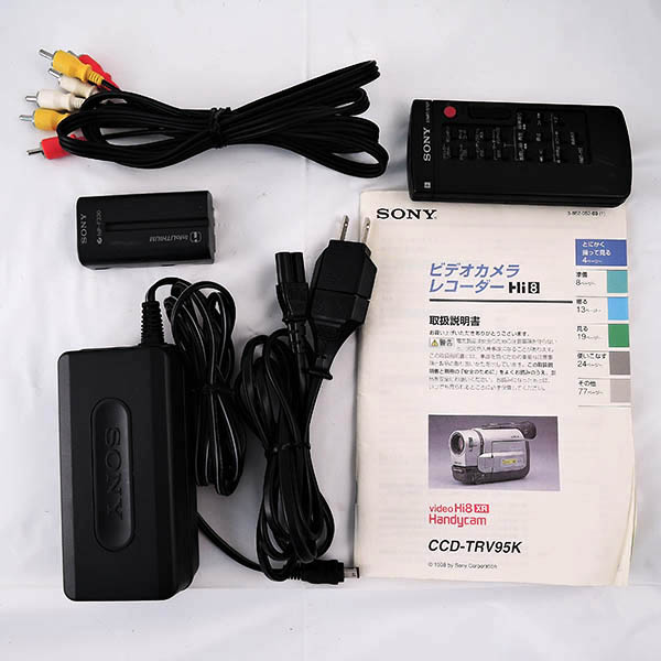 8mmテープのダビングに！ SONY Hi8ビデオカメラ CCD-SC65 ジャンク